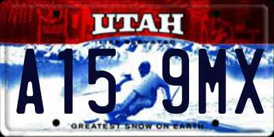 UT license plate A159MX
