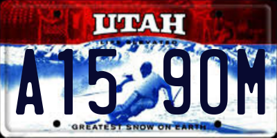 UT license plate A159OM