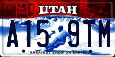 UT license plate A159TM