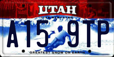 UT license plate A159TP