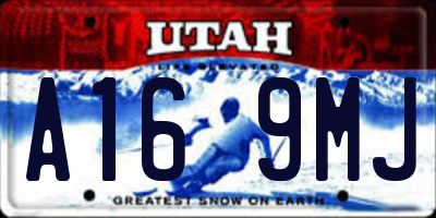 UT license plate A169MJ
