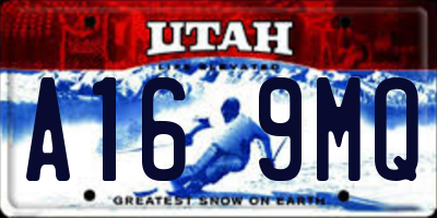 UT license plate A169MQ