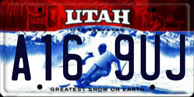 UT license plate A169UJ