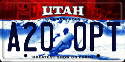 UT license plate A200PT