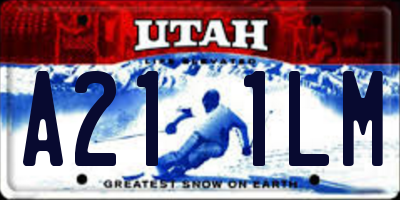 UT license plate A211LM