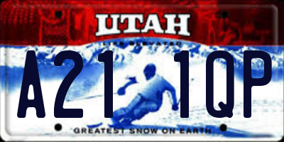 UT license plate A211QP