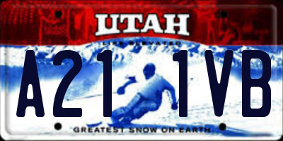 UT license plate A211VB