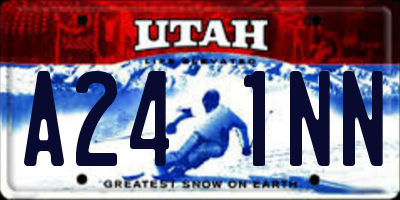UT license plate A241NN