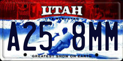 UT license plate A258MM