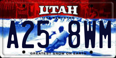 UT license plate A258WM