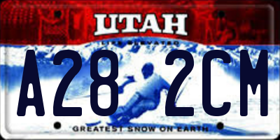 UT license plate A282CM