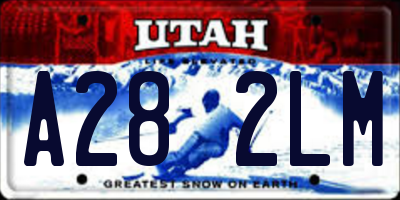 UT license plate A282LM