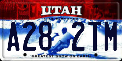 UT license plate A282TM