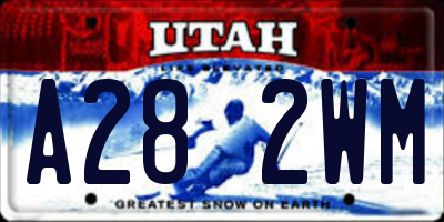 UT license plate A282WM