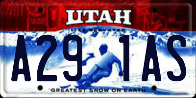 UT license plate A291AS