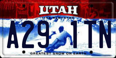 UT license plate A291TN