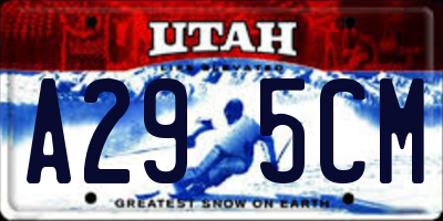 UT license plate A295CM