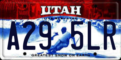 UT license plate A295LR