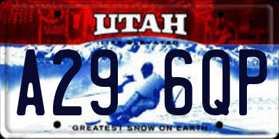 UT license plate A296QP