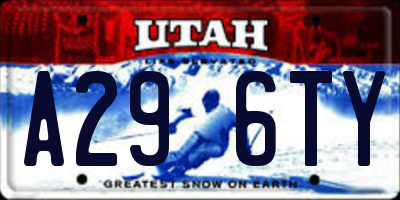 UT license plate A296TY