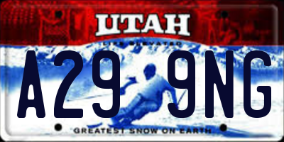 UT license plate A299NG