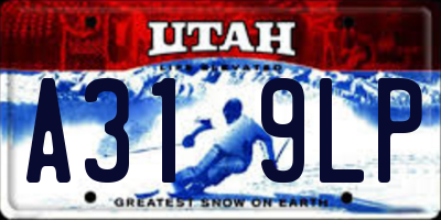 UT license plate A319LP