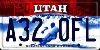 UT license plate A320FL