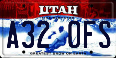 UT license plate A320FS