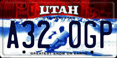 UT license plate A320GP