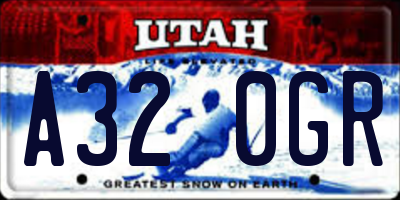 UT license plate A320GR