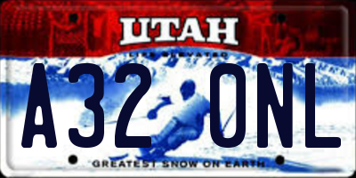 UT license plate A320NL