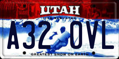 UT license plate A320VL
