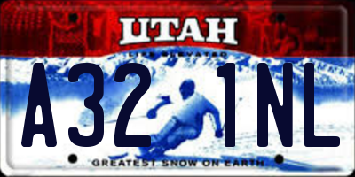 UT license plate A321NL