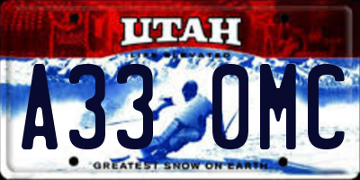 UT license plate A330MC