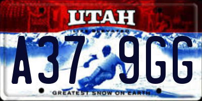 UT license plate A379GG