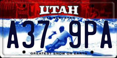 UT license plate A379PA