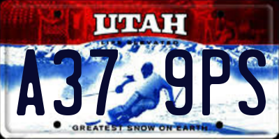 UT license plate A379PS