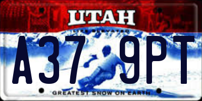 UT license plate A379PT
