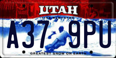 UT license plate A379PU