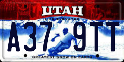 UT license plate A379TT