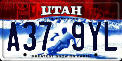 UT license plate A379YL