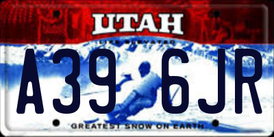 UT license plate A396JR