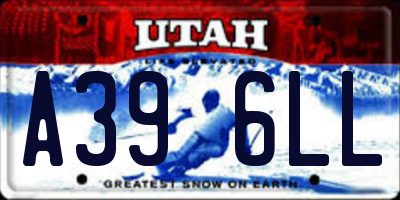 UT license plate A396LL