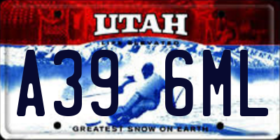 UT license plate A396ML