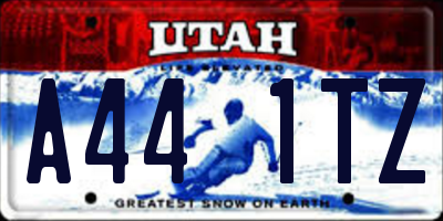 UT license plate A441TZ
