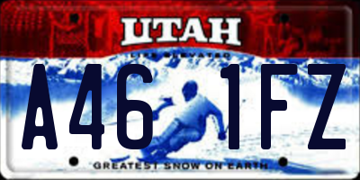 UT license plate A461FZ
