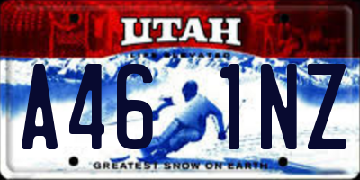 UT license plate A461NZ