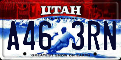 UT license plate A463RN