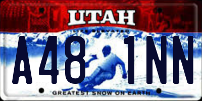 UT license plate A481NN