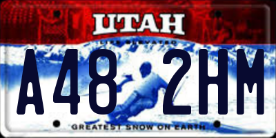 UT license plate A482HM